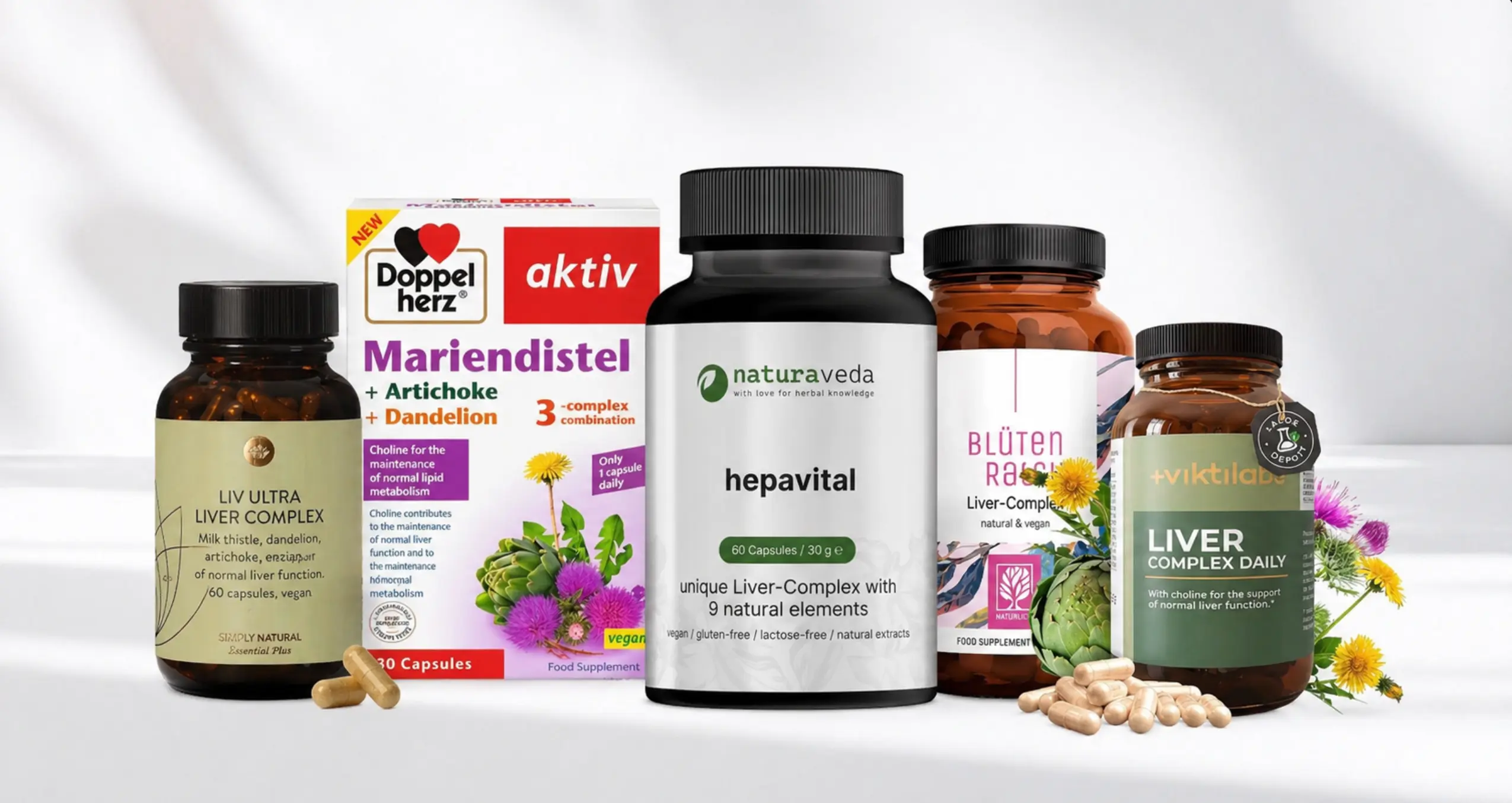 Liver supplements compared
